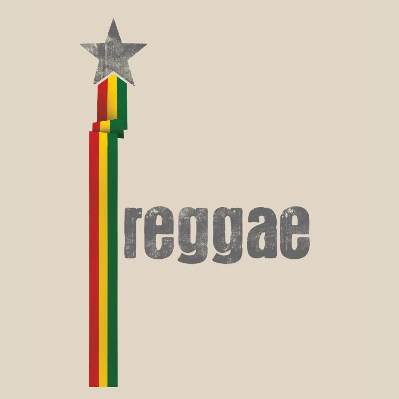 Conception de logo Reggae Star Rasta
