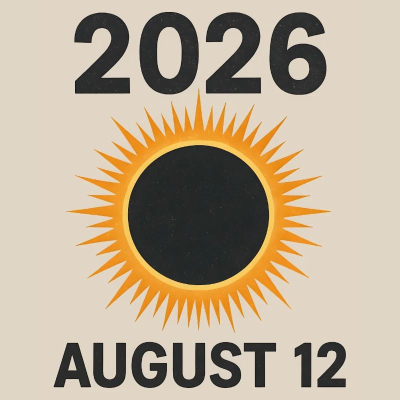 2026 August 12 - total solar eclipse