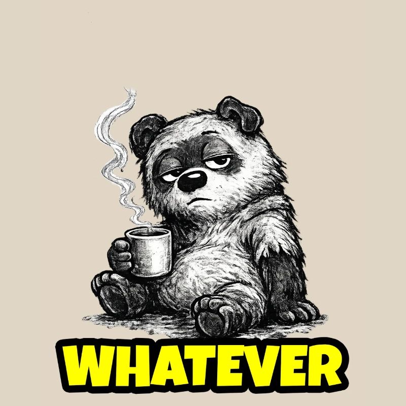 Whatever – Grumpy Bear Coffee (Sketch)