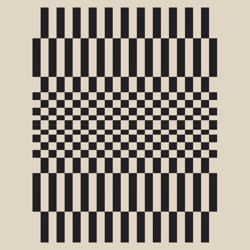 Geometric chessboard Grid Pattern