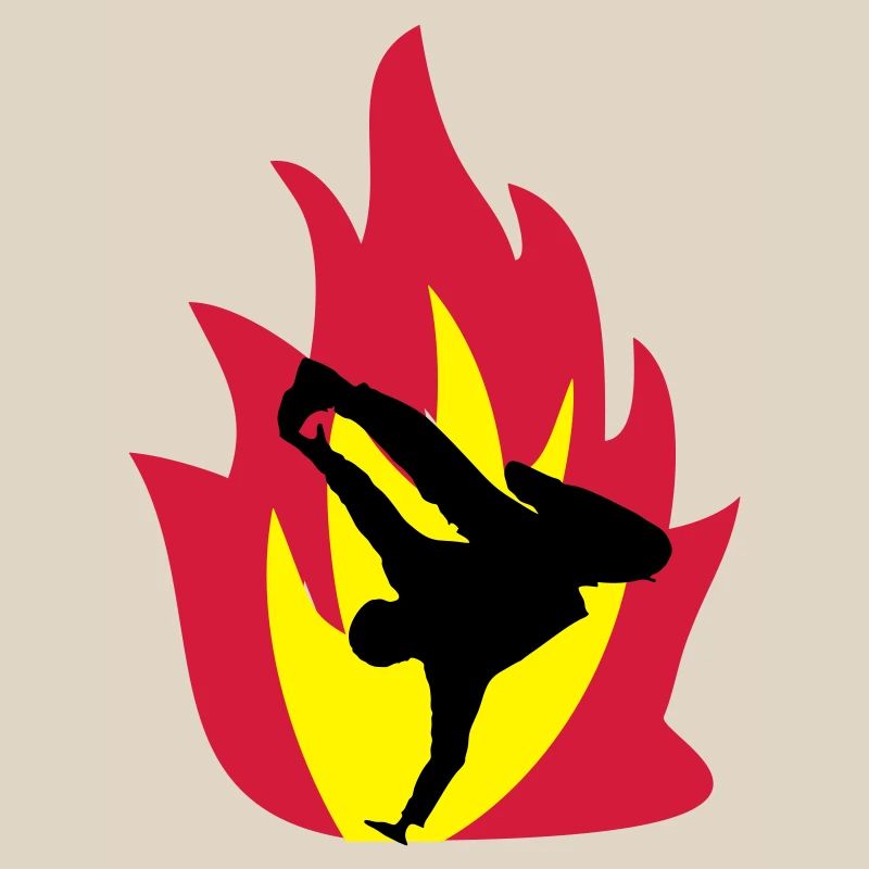 Breakdancer dans le feu
