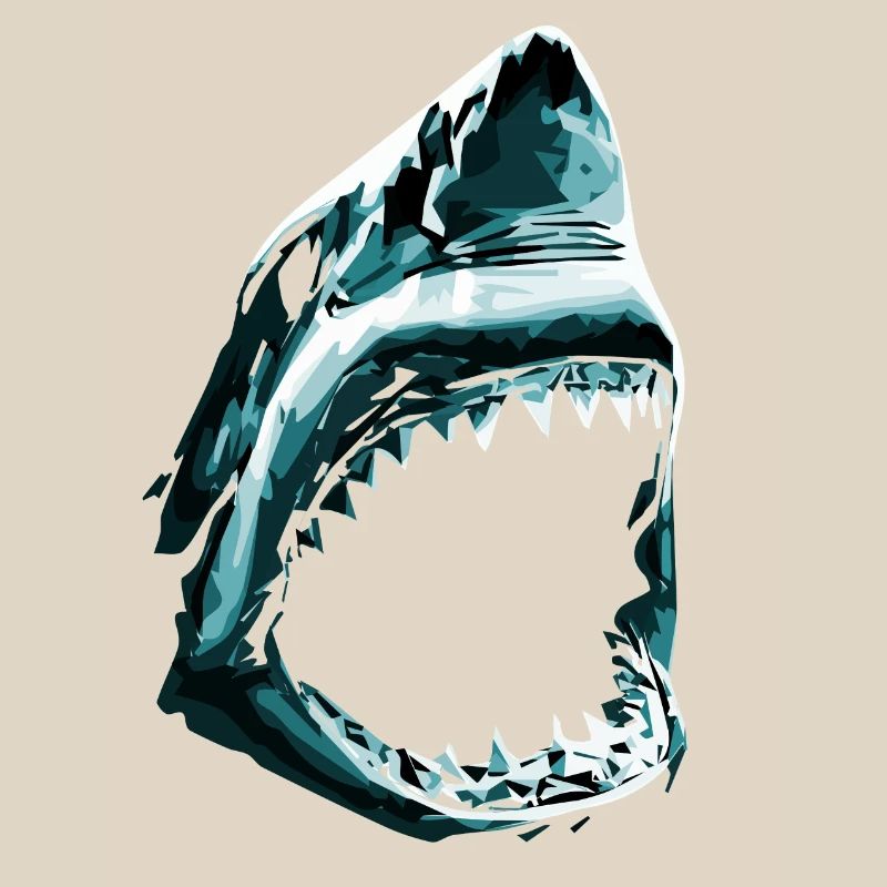 Requin à gueule ouverte