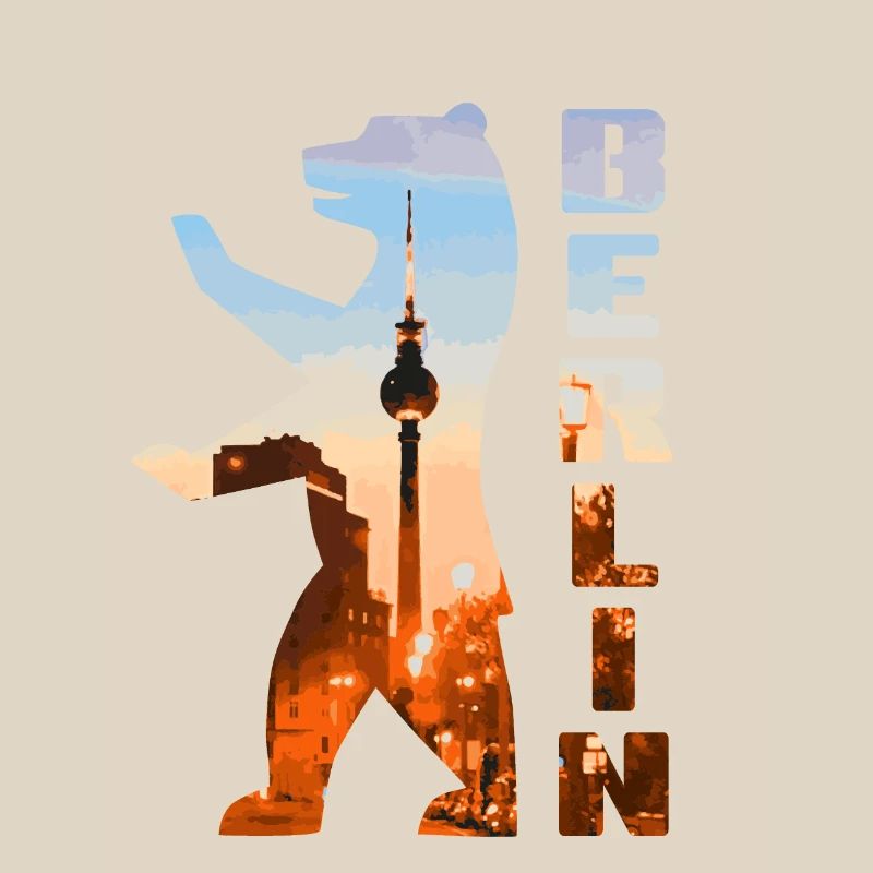 Berlin Bear Silhouette