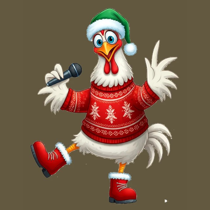 Urlaub Singende Henne Pullover