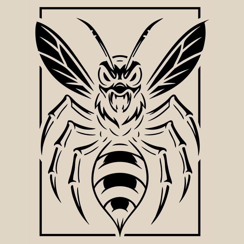 Stylized wasp