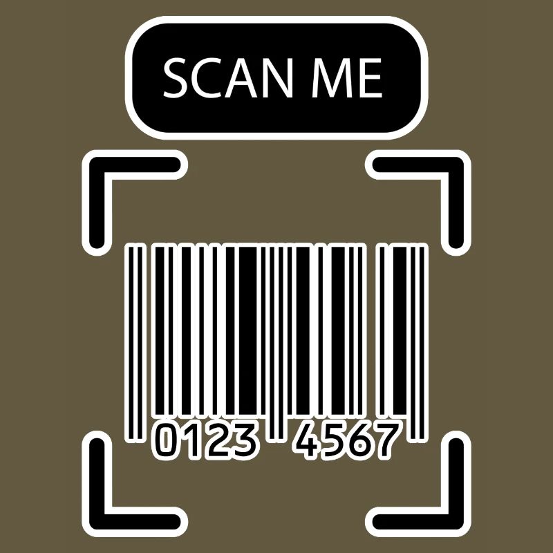 SCAN ME code-barres Funny Design