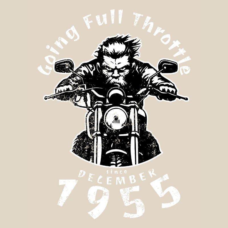 70. Geburtstag Going Full Throttle Since 12/1955