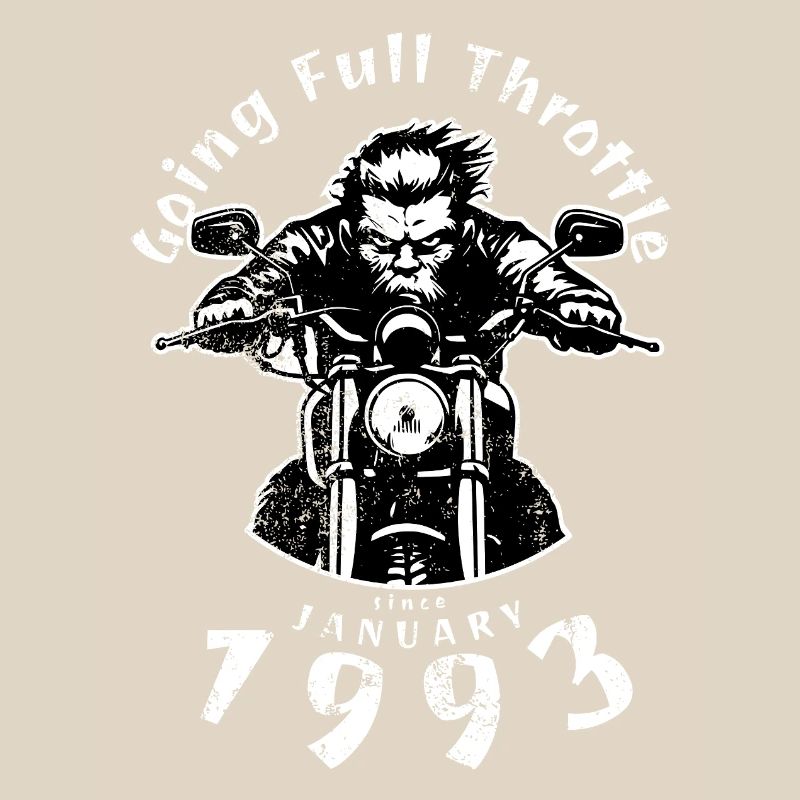33. Geburtstag Going Full Throttle Since 01/1993
