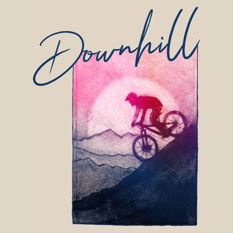 Downhill MTB - Modèle d’impression sculpté à la main