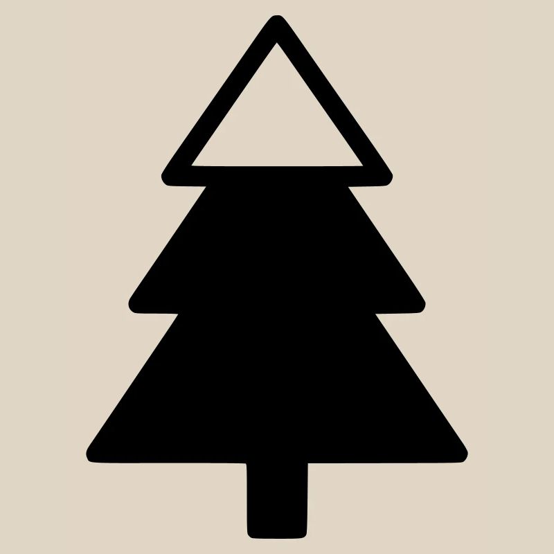 Fir Tree Forest Silhouette