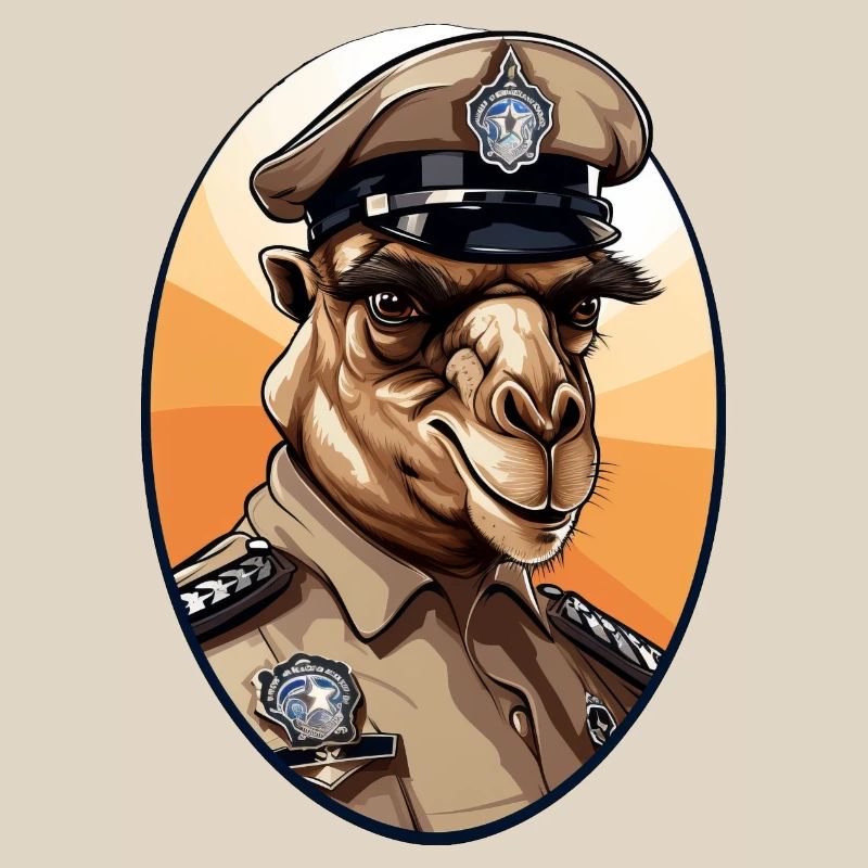 Kamel Polizei