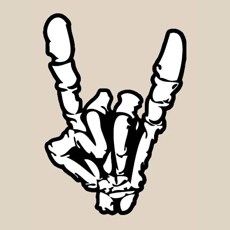 Rock'n'Roll- oder Heavy-Metal-Handzeichen *