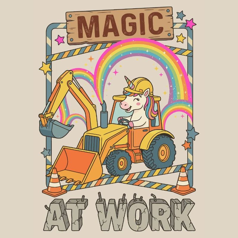 Magic At Work Einhorn Bagger