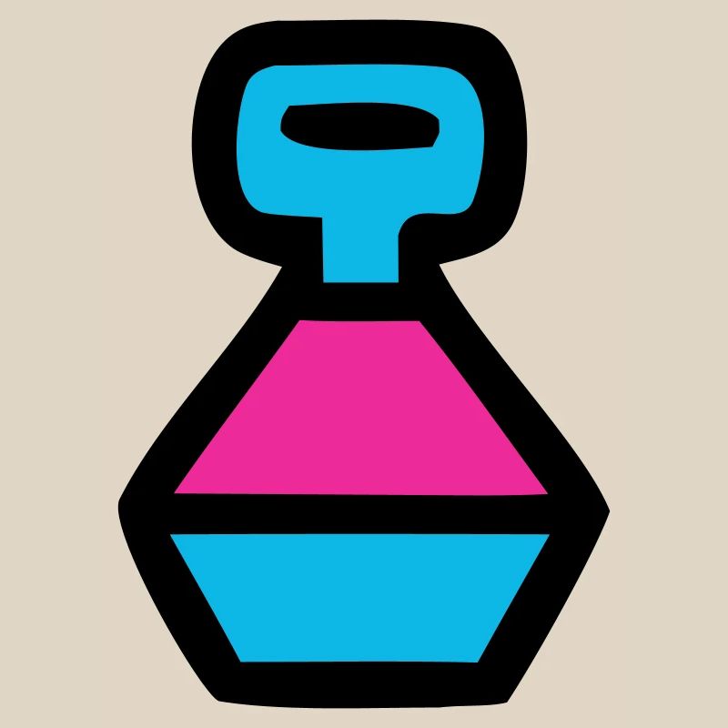 Retro Water Bottle 90s Pop Art