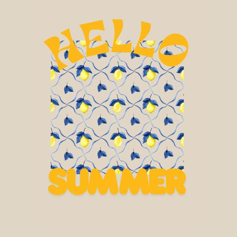 Hello Summer Lemon Pattern