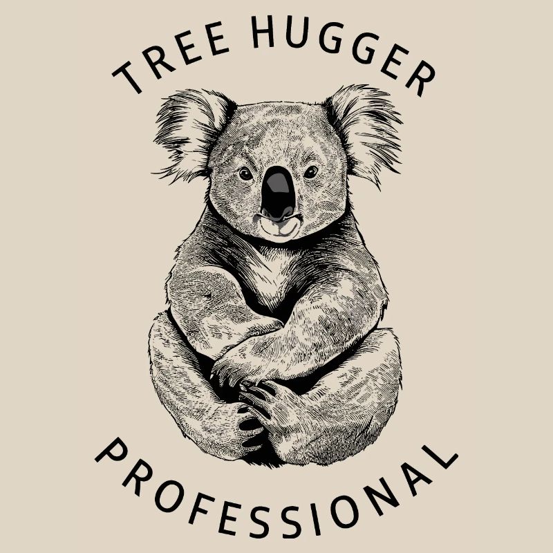 Professional Tree Hugger - Minimalist Koala