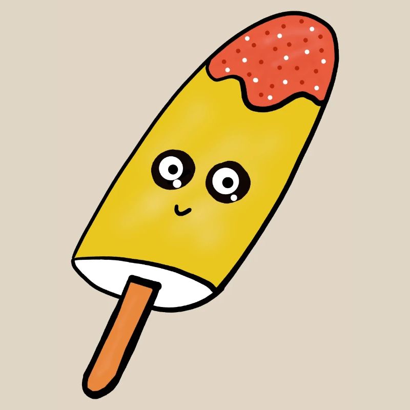 Kawaii  Eis Eiskrem Kinder lustig