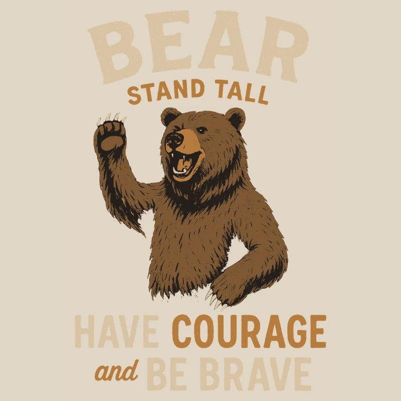 Devise de l’ours pour les braves