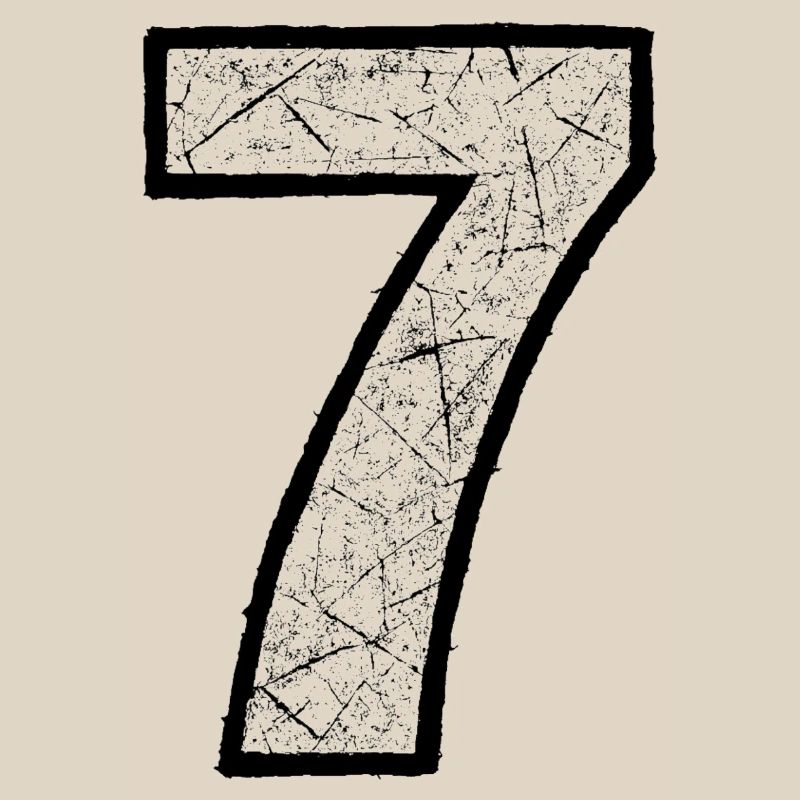 Cracked Seven Digit Pattern