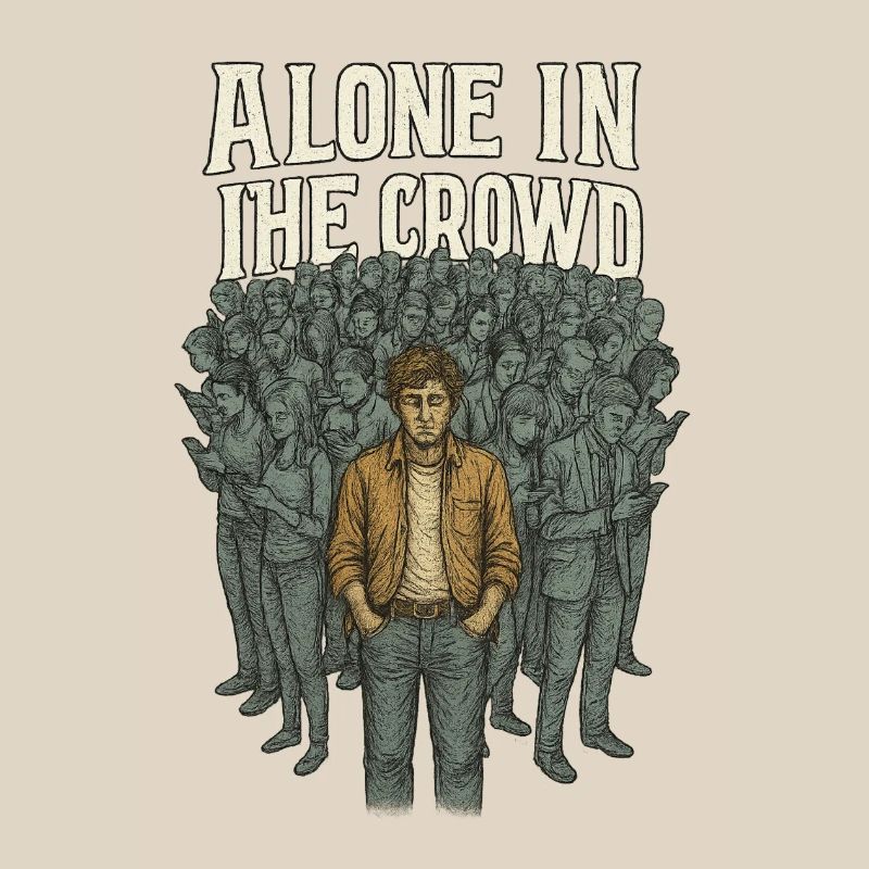 Alone in the crowd