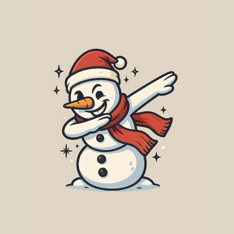 Dabbing Snowman Dab
