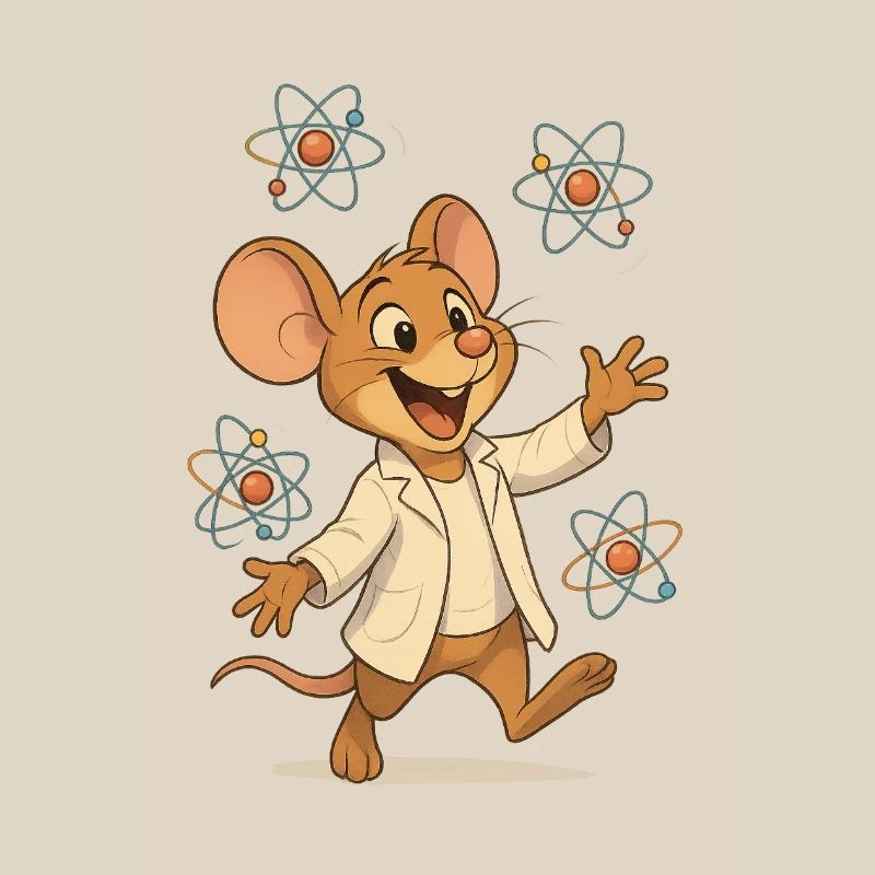 Atomic Scientist Mouse