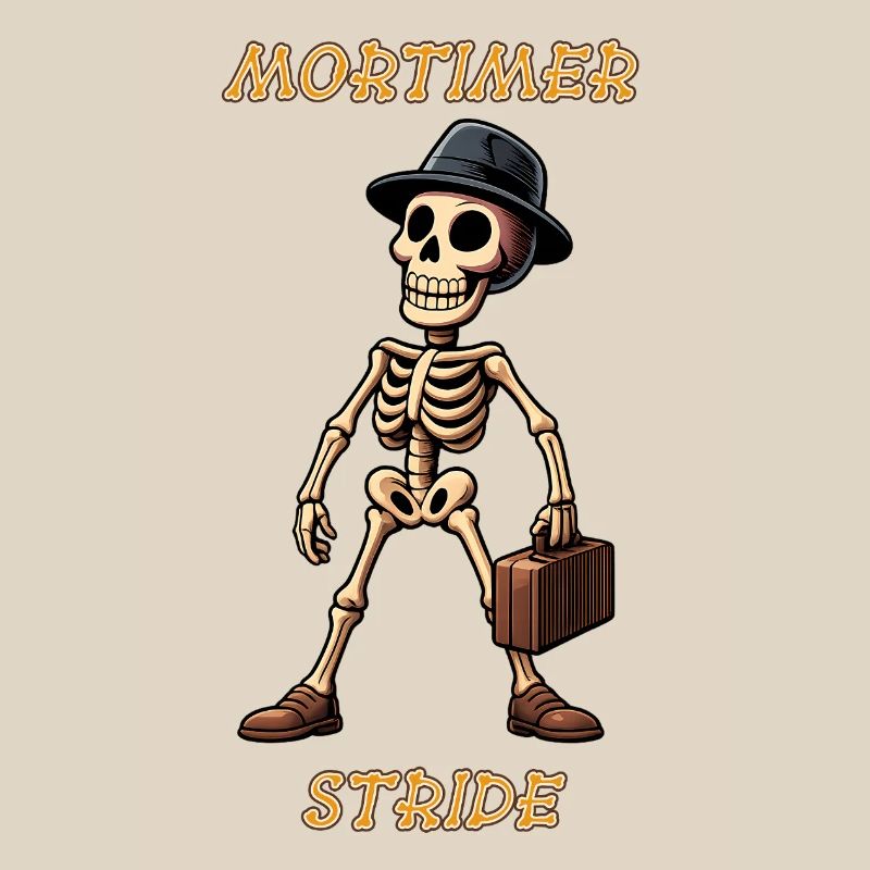 Mortimer Stride Squelette Étoile de l’animation Internet