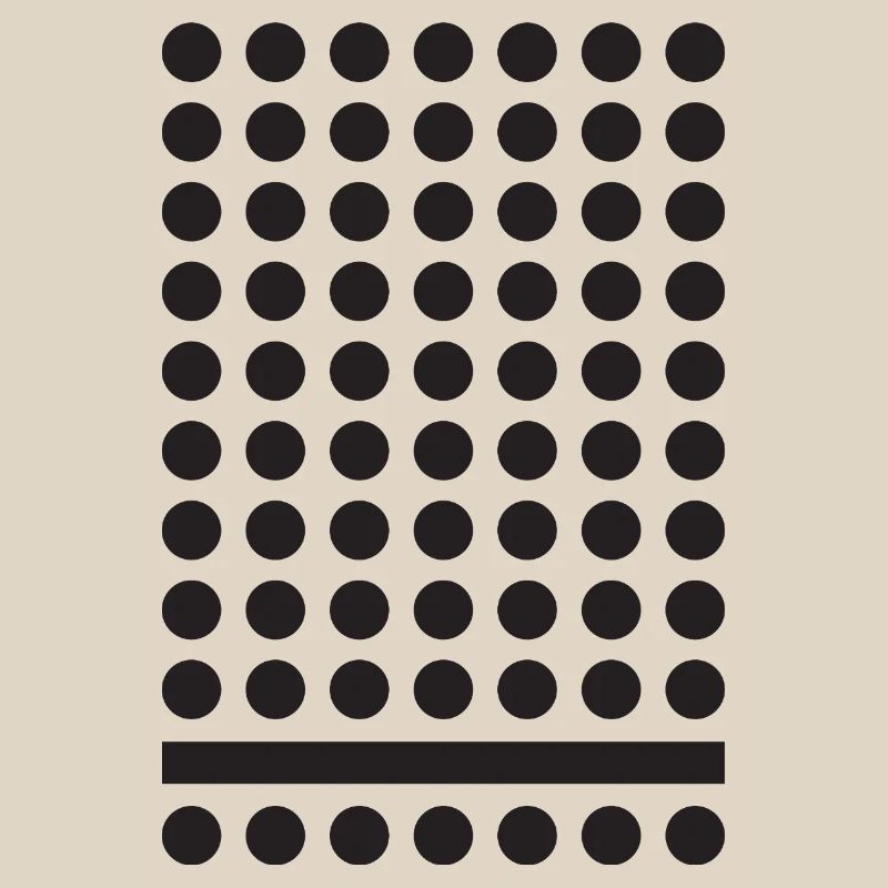 Monochrome Dot Grid Pattern