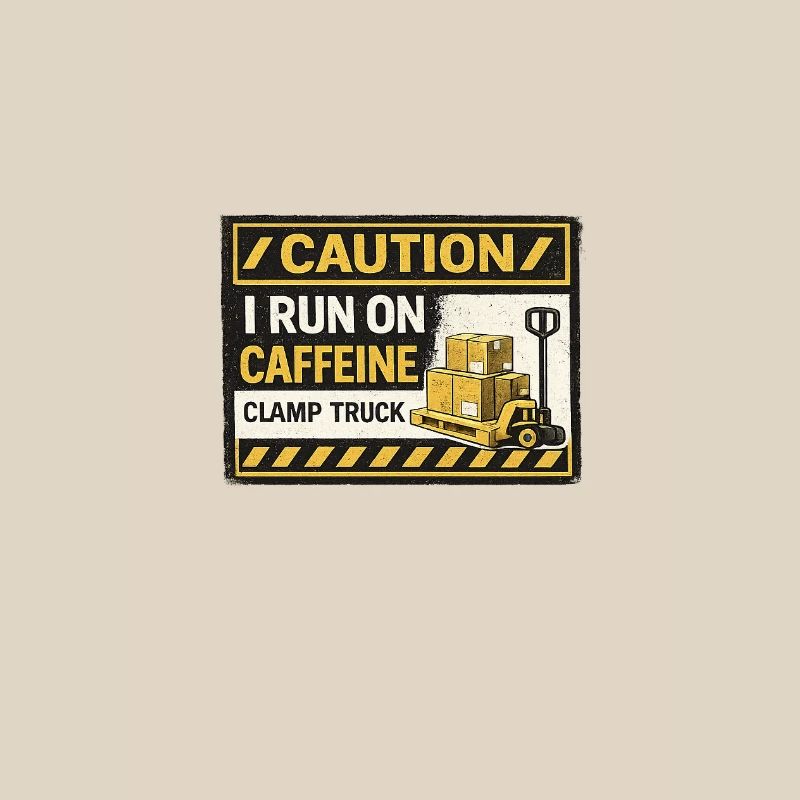 Koffeinbetriebener Gabelstapler-Patch