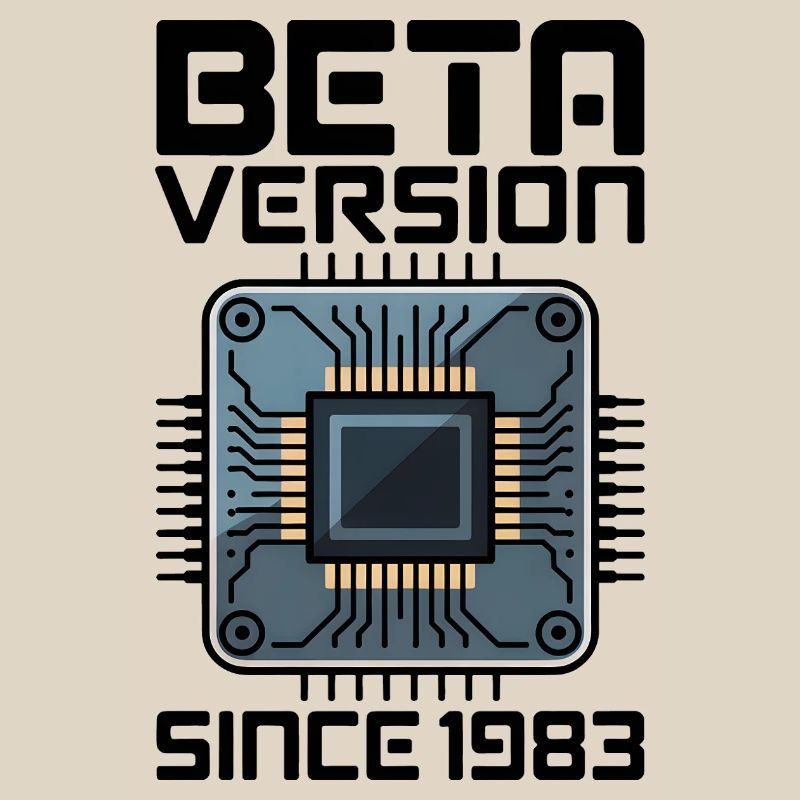 Futuristic microchip screen design