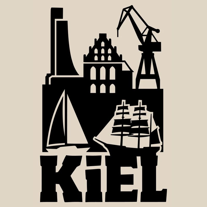 Monument de la silhouette de Kiel