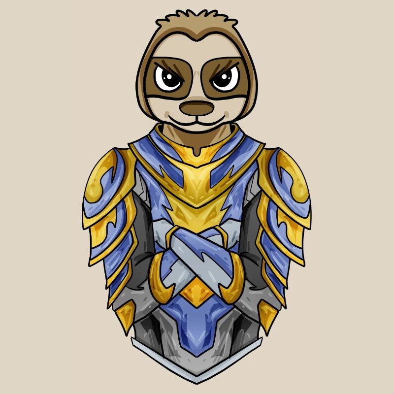 Knight Sloth cool