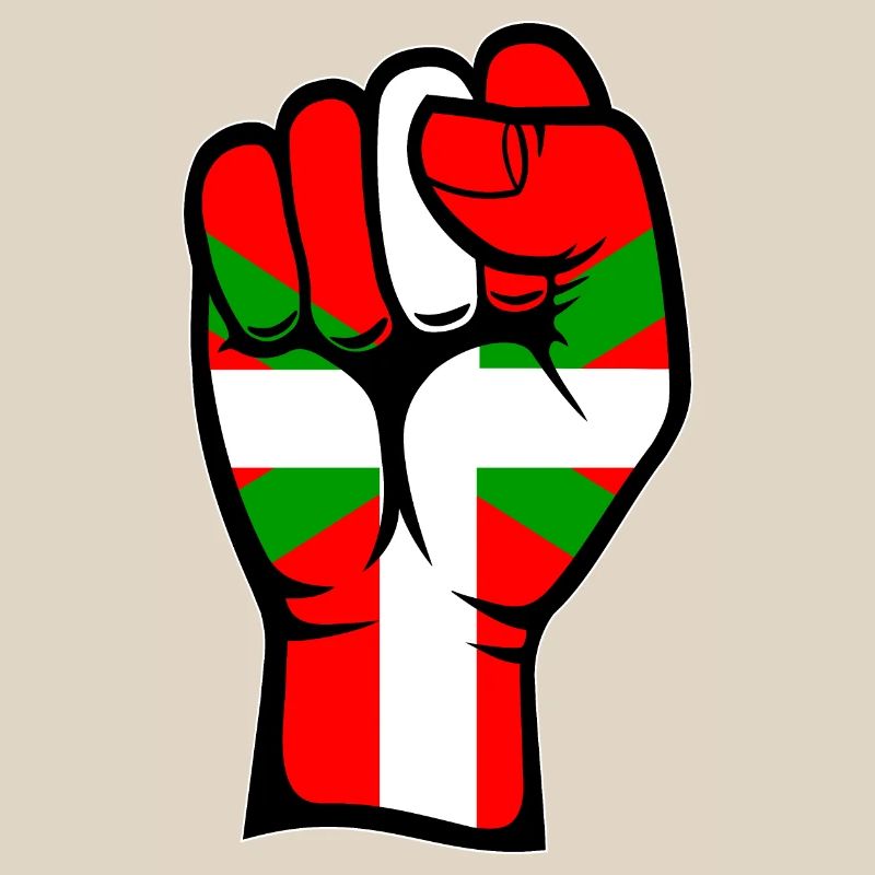 Poing drapeau basque