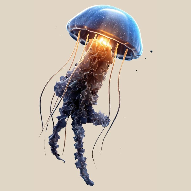 Méduse Méduse de feu Méduse Méduse mignonne