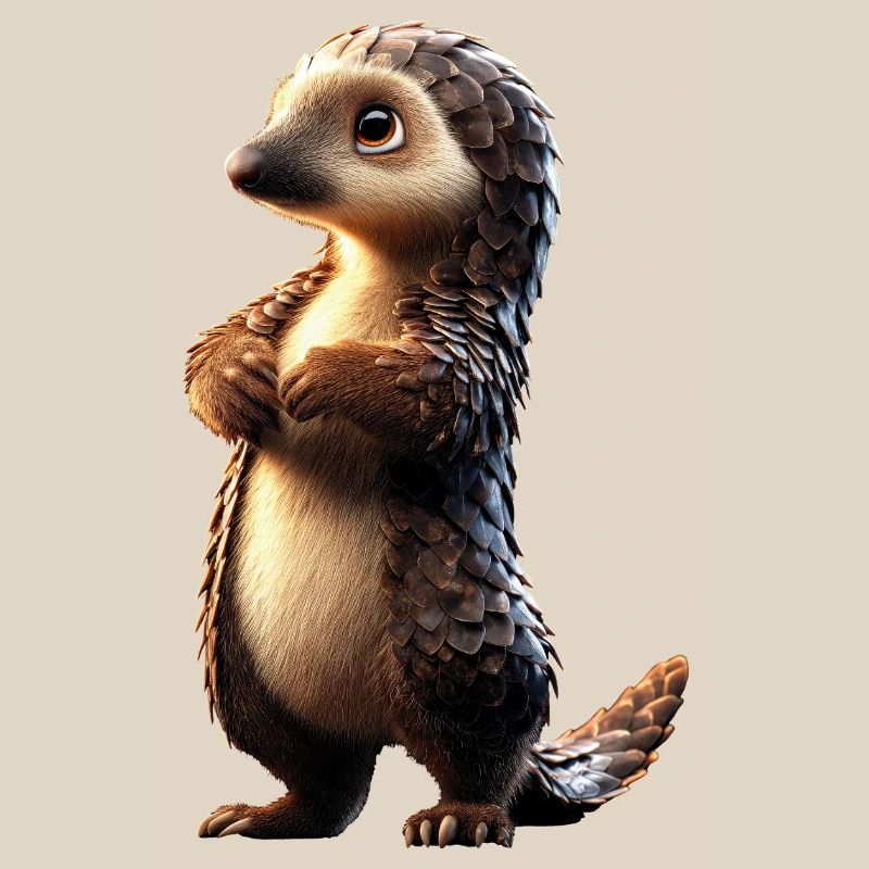 Pangolin Pangolin Pine Cone Pangolins
