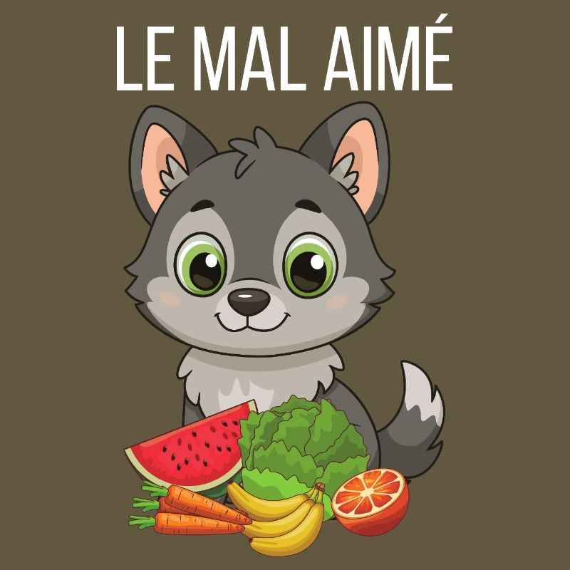 The unloved a wolf who eats VEGETABLES