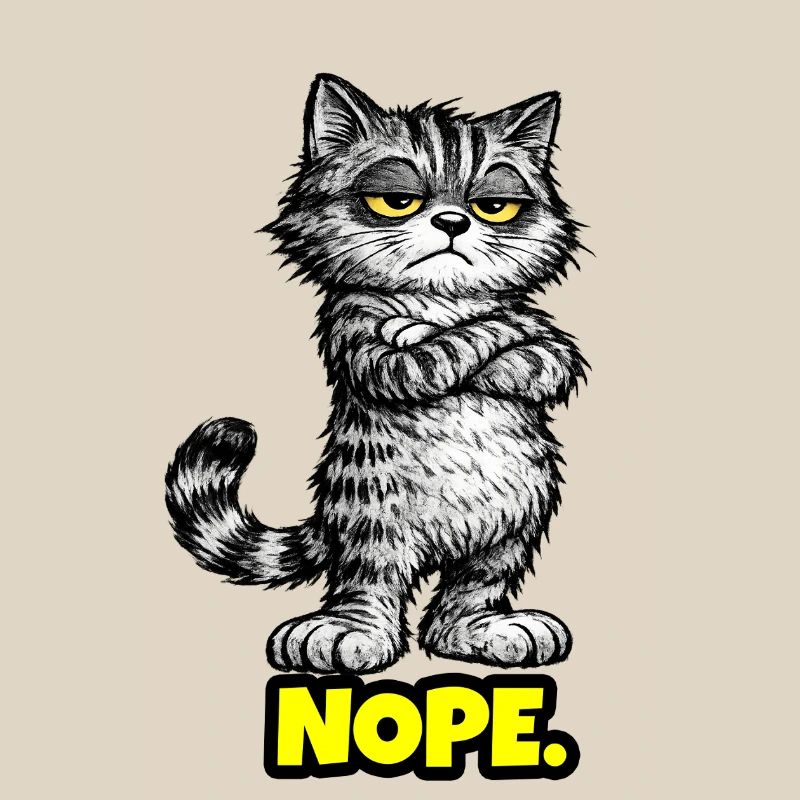 Nope. – Grumpy Katze (Chef Vibes)