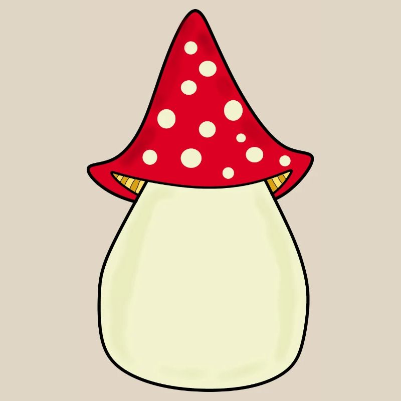 Mushroom Toadstool Pattern Personalizable Gift