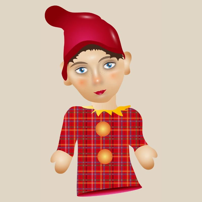 Der Kasper oder auch Kasperle als Puppen Figur