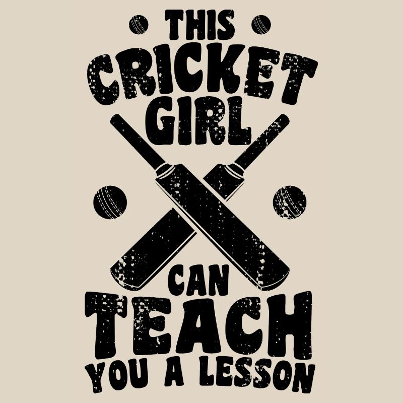 Cricket Mädchen erteilt dir eine Lektion
