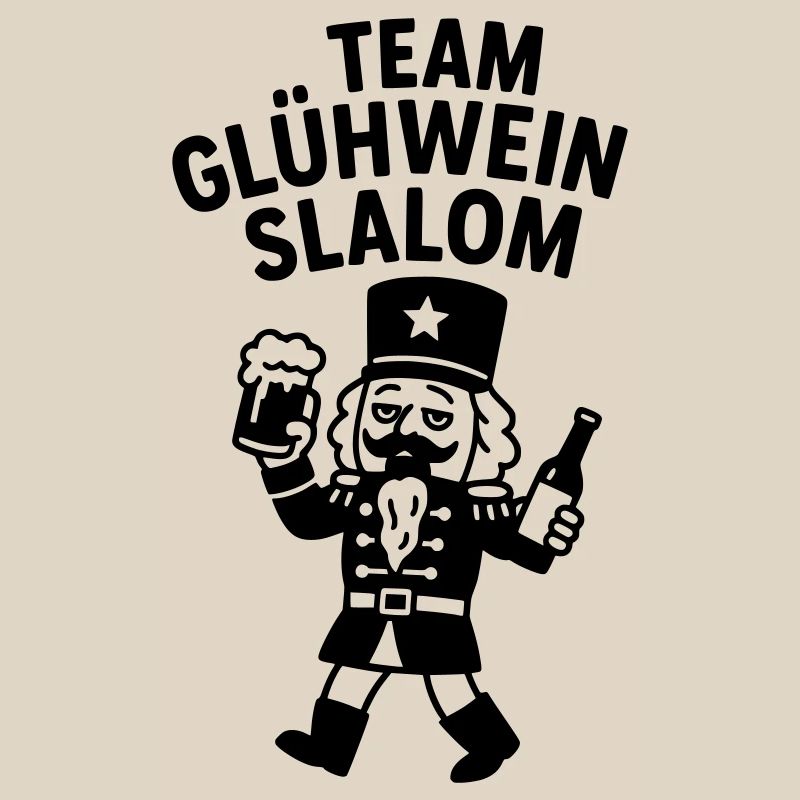 Team mulled wine slalom drunk nutcracker funny