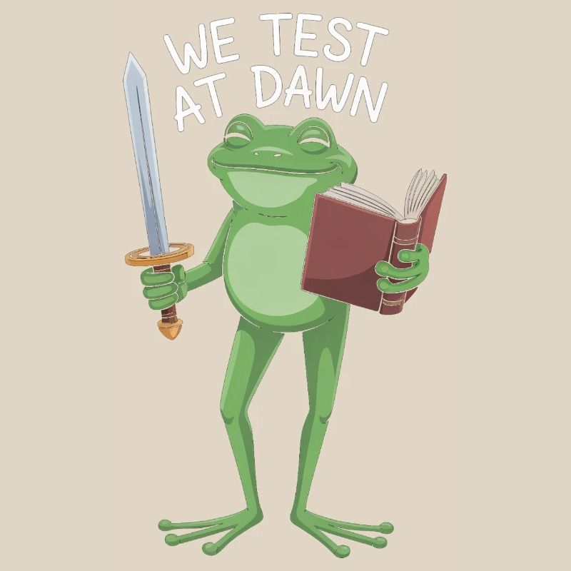 Grenouille de Test de l’Aube : Épée & Parchemin