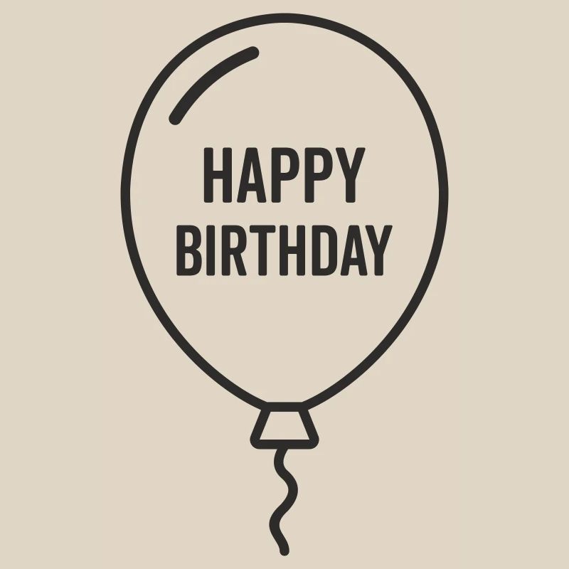 Ballon d’anniversaire – Conception d’anniversaire