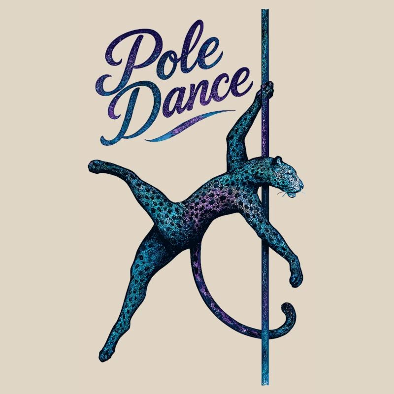 Pole Dance Leopard Pole Dancer Pole Gift