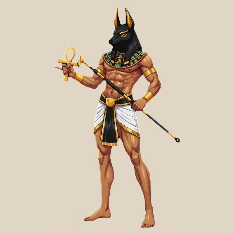 Anubis Warrior with Ankh Cosplay