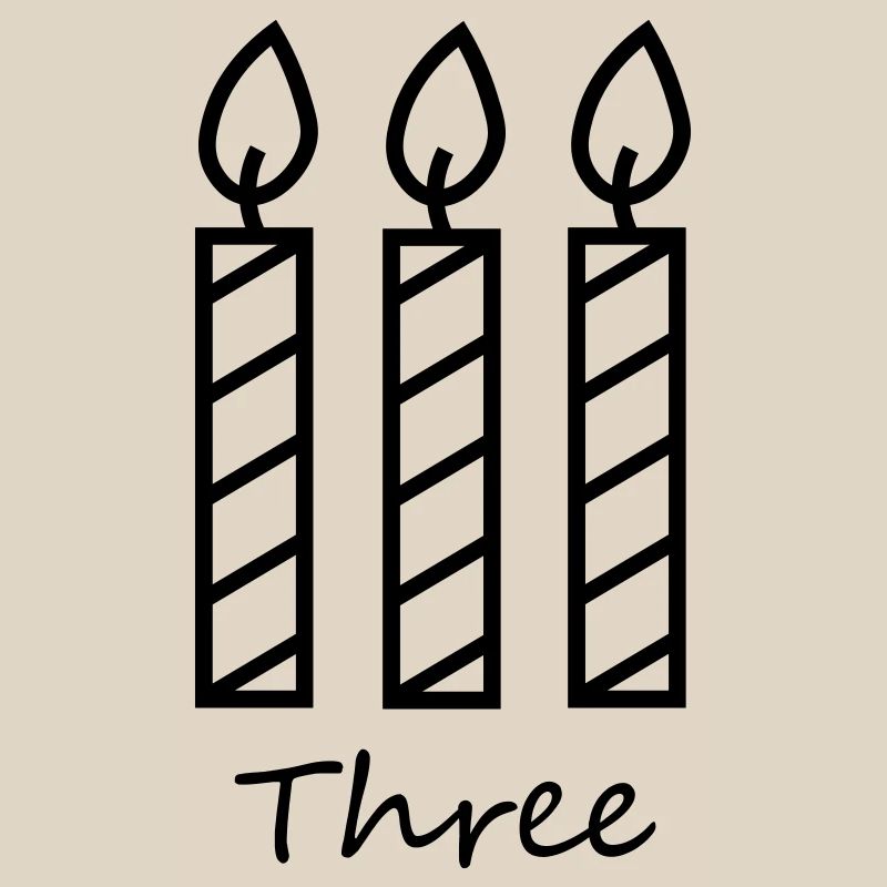 Three candles