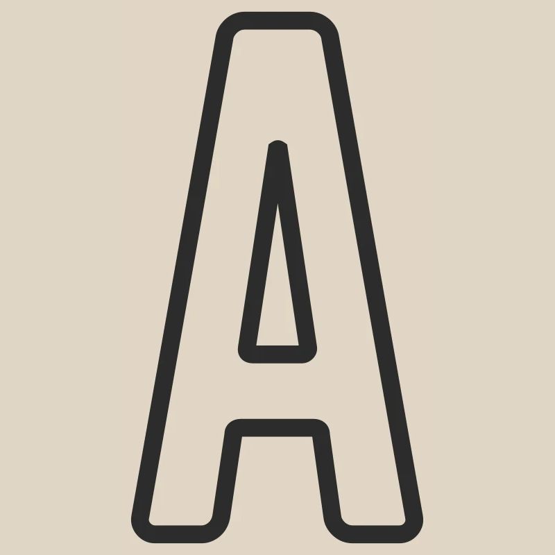 Letter A Typodesign