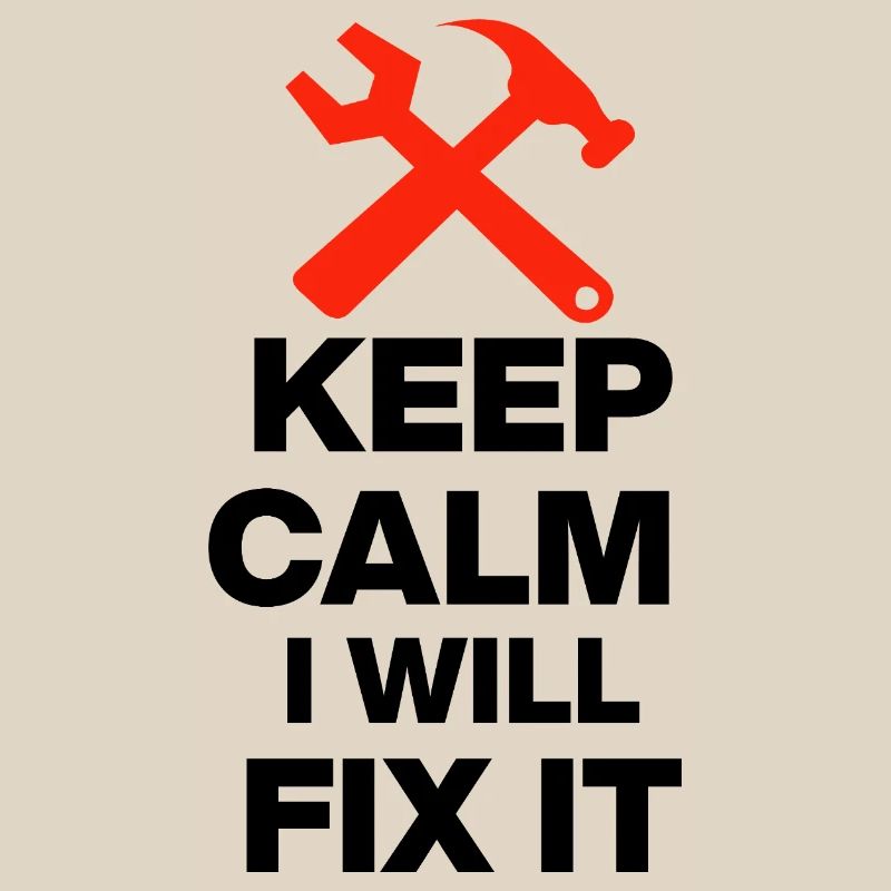 KEEP CALM, I WILL FIX IT! HANDWERKER GESCHENK PAPA
