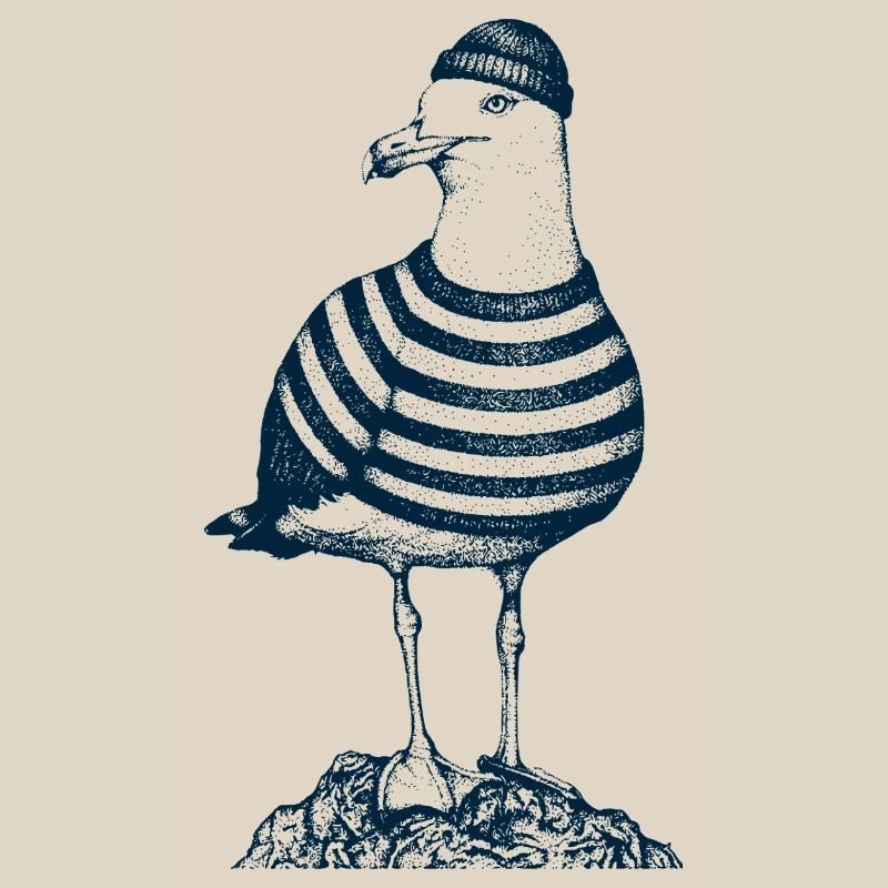 Möwe mit Pulli
