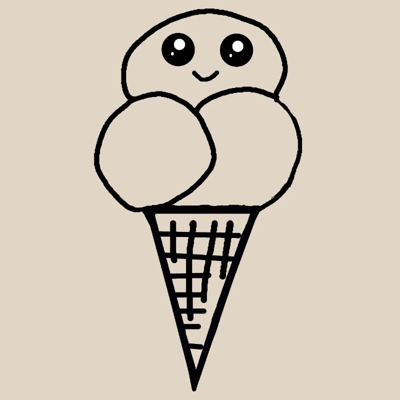 Eis Eiswaffel Eistüte Eiscreme Eiskrem